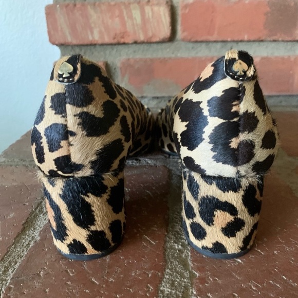 Kate Spade Beverly Leopard Print hair on hide Pumps Sz 11 Worn twice - Picture 6 of 9